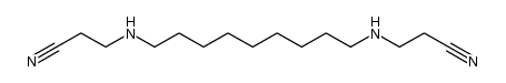 3-(9-[(2-cyanoethyl)amino]nonylamino)propanenitrile结构式