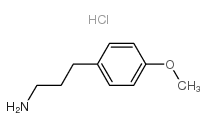 3-(4-甲氧基苯基)丙胺盐酸盐结构式