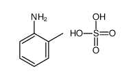 2-methylaniline,sulfuric acid Structure