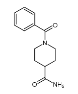 1-benzoylpiperidine-4-carboxamide结构式