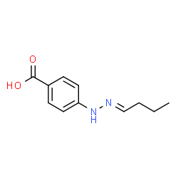 Benzoic acid, 4-(butylidenehydrazino)- (9CI)结构式