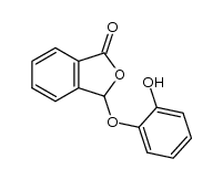3-(2-hydroxy-phenoxy)-3H-isobenzofuran-1-one结构式