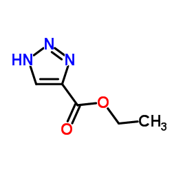 1H-1,2,3-三唑-4-甲酸乙酯结构式