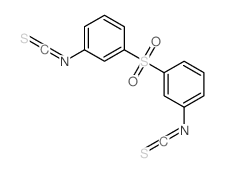 Benzene,1,1'-sulfonylbis[3-isothiocyanato-结构式