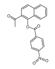 1-[1-(4-nitro-benzoyloxy)-[2]naphthyl]-ethanone Structure