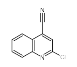 2-氯-4-氰基喹啉结构式