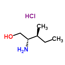 L-异亮氨醇盐酸盐结构式