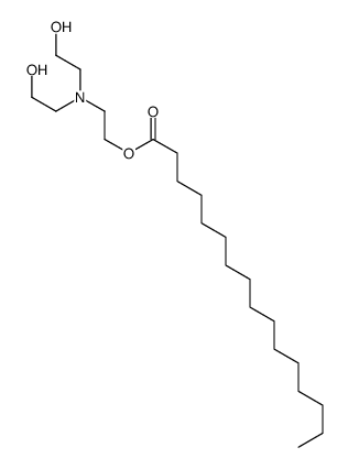 2-[bis(2-hydroxyethyl)amino]ethyl hexadecanoate Structure