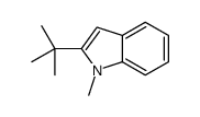 2-tert-butyl-1-methylindole结构式