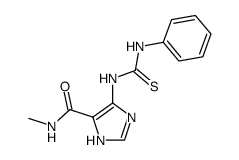 N-methyl-5-(3-phenylthioureido)-3H-imidazole-4-carboxamide Structure