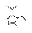 1-ethenyl-2-methyl-5-nitroimidazole Structure