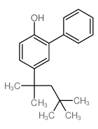 [1,1'-Biphenyl]-2-ol,5-(1,1,3,3-tetramethylbutyl)-结构式