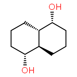 (1alpha,4aalpha,5alpha,8abeta)-decahydronaphthalene-1,5-diol structure