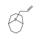 9-Allyl-9-borabicyclo[3.3.1]nonane结构式