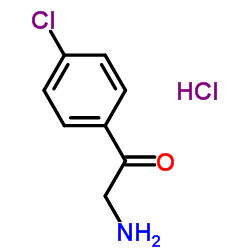 2-Amino-1-(4-chlorophenyl)ethanone hydrochloride Structure
