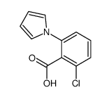 2-Chloro-6-(1H-pyrrol-1-yl)benzoic acid Structure