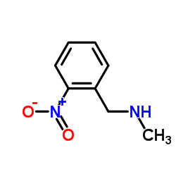 N-甲基-2-硝基苄胺结构式