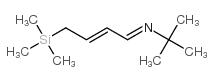 4-三甲基硅基-N-叔丁基-2-丁烯亚胺结构式