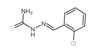 2-氯苯甲醛缩胺基硫脲结构式