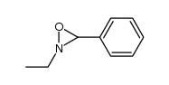 2-ethyl-3-phenyl-oxaziridine结构式