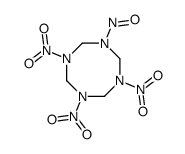 Octahydro-1-nitroso-3,5,7-trinitro-1,3,5,7-tetrazocine结构式