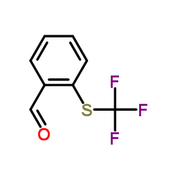 2-三氟甲硫基苯甲醛结构式