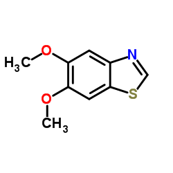 5,6-二甲氧基苯并噻唑结构式