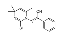 N-(4,6,6-trimethyl-2-sulfanylidene-1H-pyrimidin-3-yl)benzamide结构式