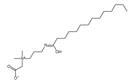 (carboxymethyl)dimethyl-3-[(1-oxotetradecyl)amino]propylammonium hydroxide Structure