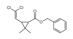 Benzyl 2-(β,β-dichlorovinyl)-3,3-dimethylcyclopropanecarboxylate结构式