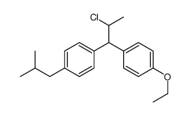 1-[2-chloro-1-(4-ethoxyphenyl)propyl]-4-(2-methylpropyl)benzene Structure