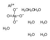 aluminum,trioxido(oxo)-λ5-arsane,octahydrate Structure