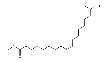 17-hydroxy oleic acid methyl ester Structure