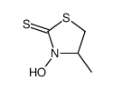 3-hydroxy-4-methyl-1,3-thiazolidine-2-thione Structure