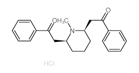 Ethanone,2,2'-[(2R,6S)-1-methyl-2,6-piperidinediyl]bis[1-phenyl-, hydrochloride, rel-(9CI)结构式
