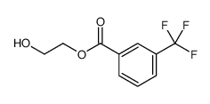 2-hydroxyethyl 3-(trifluoromethyl)benzoate结构式