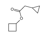 cyclobutyl 2-cyclopropylacetate结构式