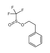 2-phenylethyl trifluoromethanesulfinate Structure