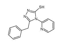 3-benzyl-4-pyridin-2-yl-1H-1,2,4-triazole-5-thione Structure