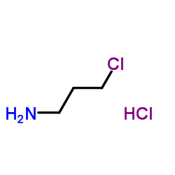 3-氯丙胺盐酸盐结构式
