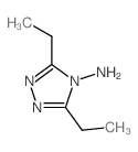 3,5-Diethyl-4H-1,2,4-triazol-4-amine结构式