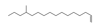 13-methylhexadec-1-ene Structure