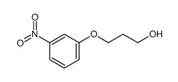 3-(3-nitrophenoxy)propan-1-ol结构式