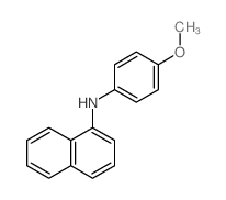 1-Naphthalenamine,N-(4-methoxyphenyl)- Structure