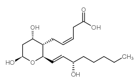 2,3-dinor thromboxane b2 structure