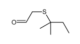 2-(2-methylbutan-2-ylsulfanyl)acetaldehyde Structure