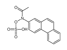 [acetyl(phenanthren-2-yl)amino] hydrogen sulfate Structure