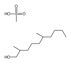 (2S,6S)-2,6-dimethyldecan-1-ol,methanesulfonic acid结构式