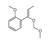 1-methoxy-2-[1-(methoxymethoxy)prop-1-enyl]benzene结构式