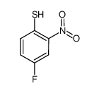 4-Fluoro-2-nitrobenzenethiol, 4-Fluoro-2-nitrophenyl mercaptan结构式